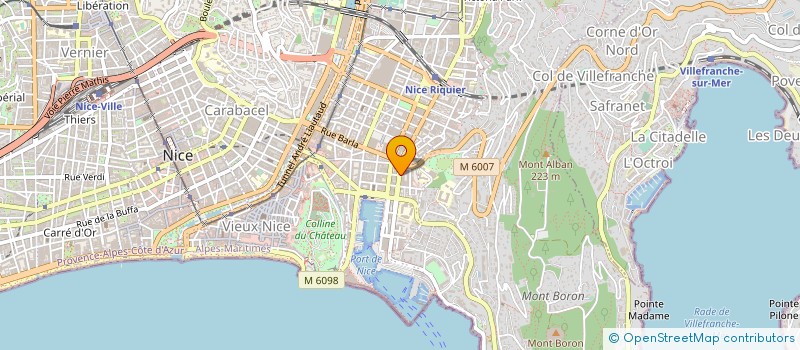 localisation de l'entreprise SYMADIS ASSISTANCE à NICE