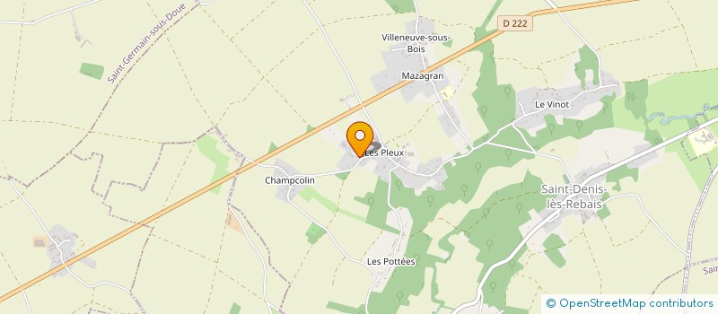 localisation de l'entreprise SYMAJ - TECH  SAINT-DENIS-LES-REBAIS