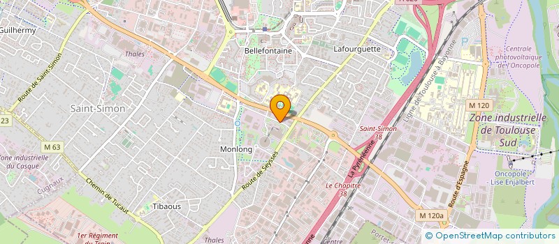 localisation de l'entreprise SYMAN à TOULOUSE