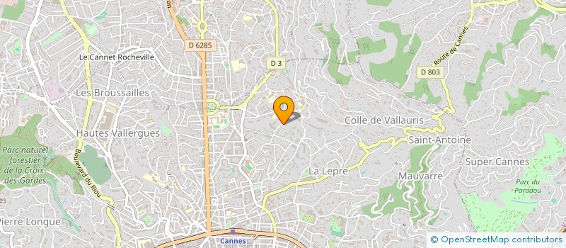 localisation de l'entreprise SYMANDE à CANNES