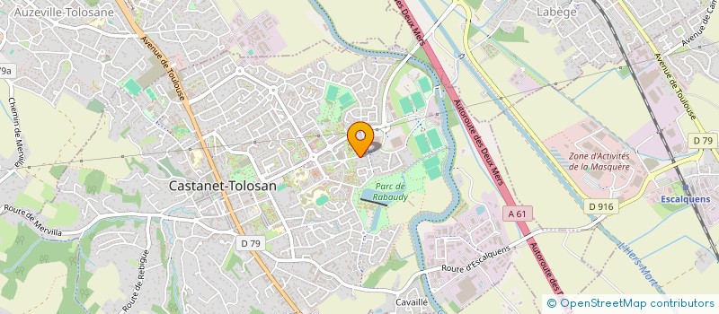 localisation de l'entreprise SYMAP à CASTANET-TOLOSAN