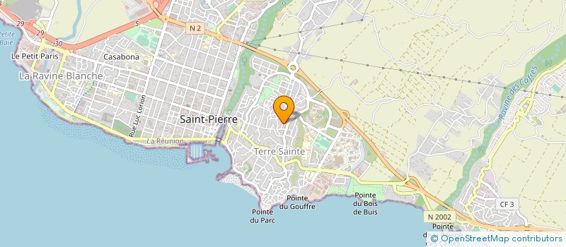localisation de l'entreprise SYMARS à SAINT-PIERRE