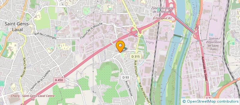 localisation de l'entreprise SYMATESE DEVICE  IRIGNY