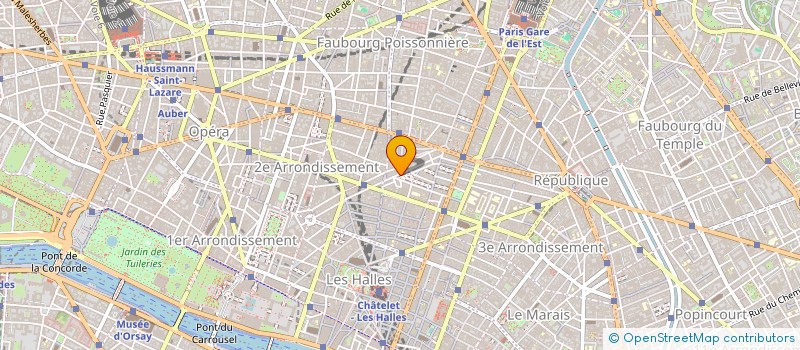 localisation de l'entreprise SYMATEX à PARIS