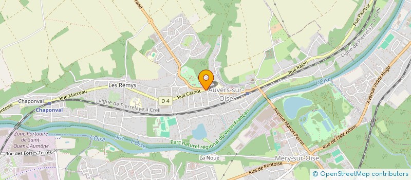 localisation de l'entreprise SYMATIC à AUVERS-SUR-OISE