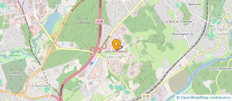 localisation de l'entreprise SYMATOP à LIMOGES