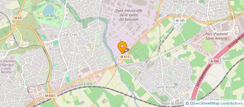 localisation de l'entreprise SYMATRANS à VENDARGUES