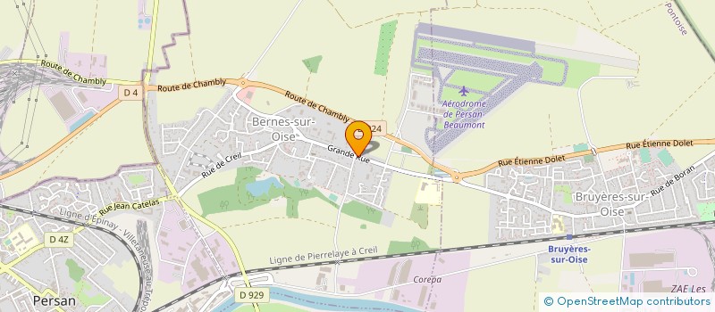 localisation de l'entreprise SYMBA  BERNES-SUR-OISE