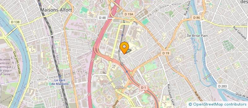 localisation de l'entreprise SYMBA à CRETEIL