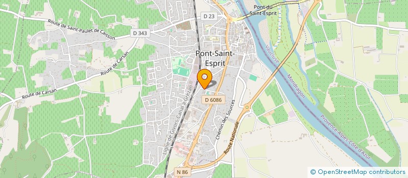 localisation de l'entreprise SYMBIALYS  PONT-SAINT-ESPRIT