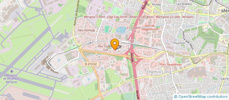 localisation de l'entreprise SYMBIO à MERIGNAC