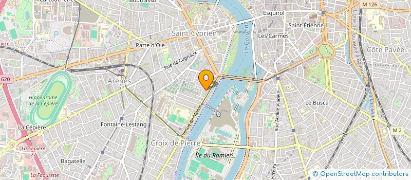 localisation de l'entreprise SYMBIO à TOULOUSE