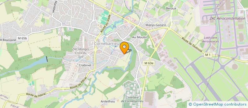 localisation de l'entreprise SYMBIO CONSULTING à CORNEBARRIEU