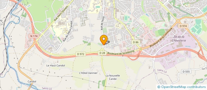 localisation de l'entreprise SYMBIO VETO  SAINT-LO