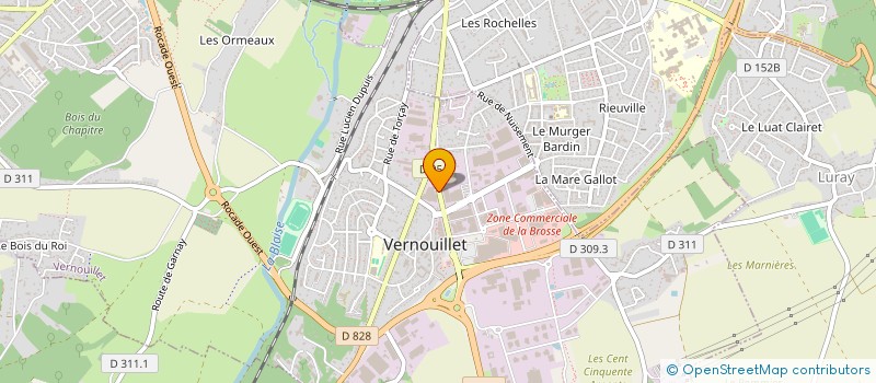 localisation de l'entreprise SYMBIO'Z à VERNOUILLET