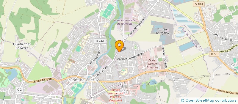 localisation de l'entreprise SYMBIO'Z COMPAGNIE  TIGNIEU-JAMEYZIEU