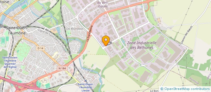 localisation de l'entreprise SYMBIOCOM à SAINT-OUEN-L'AUMONE