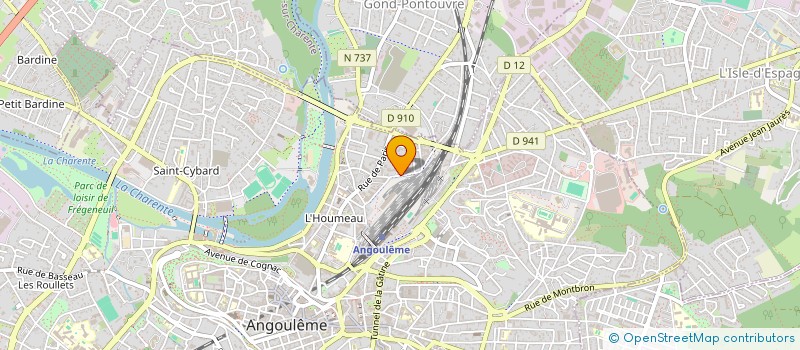 localisation de l'entreprise SYMBIOSE 16 à ANGOULEME