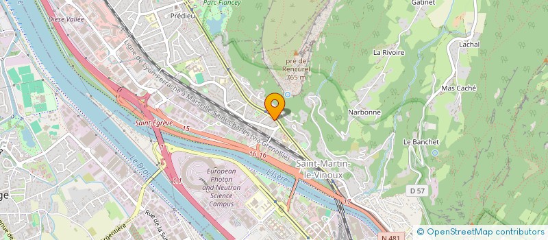 localisation de l'entreprise SYMBIOSE à SEYSSINET-PARISET