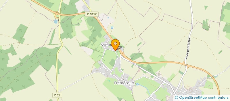 localisation de l'entreprise SYMBIOSE  FREMECOURT