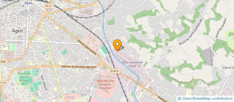 localisation de l'entreprise SYMBIOSE à BON-ENCONTRE