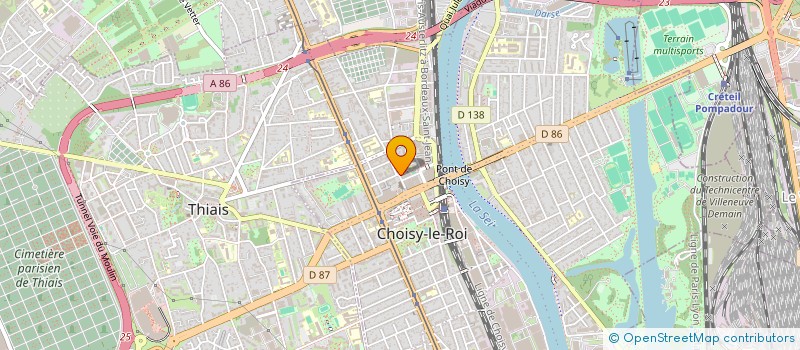 localisation de l'entreprise SYMBIOSE  CHOISY-LE-ROI