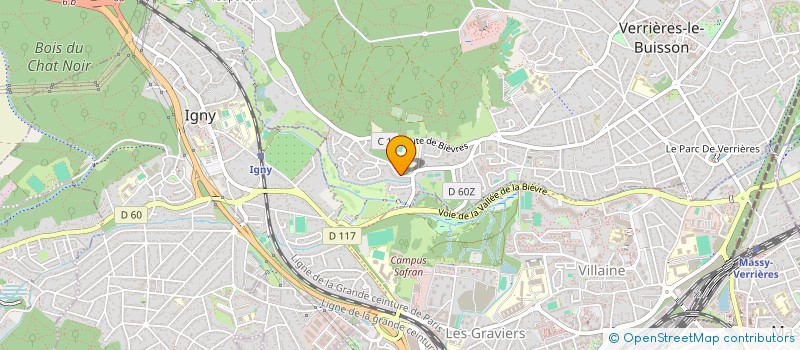 localisation de l'entreprise SYMBIOSE à VERRIERES-LE-BUISSON