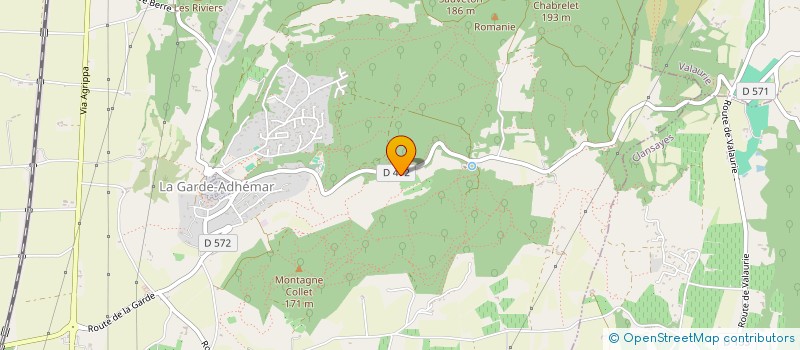 localisation de l'entreprise SYMBIOSE  LA GARDE-ADHEMAR