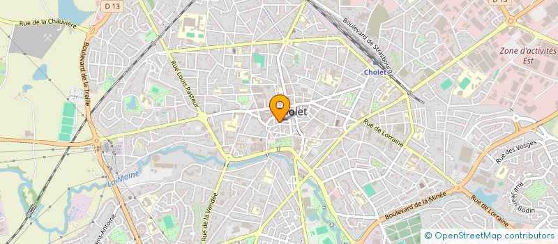 localisation de l'entreprise SYMBIOSE à CHOLET