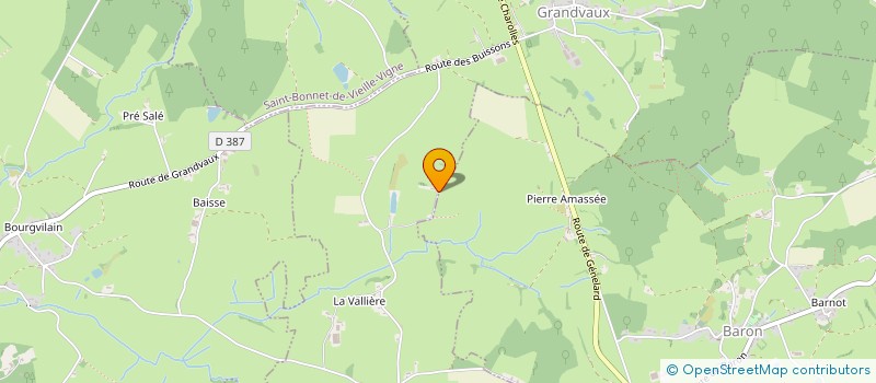 localisation de l'entreprise SYMBIOSE à GRANDVAUX