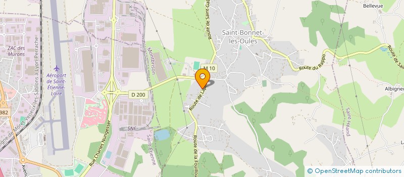 localisation de l'entreprise SYMBIOSE  SAINT-BONNET-LES-OULES