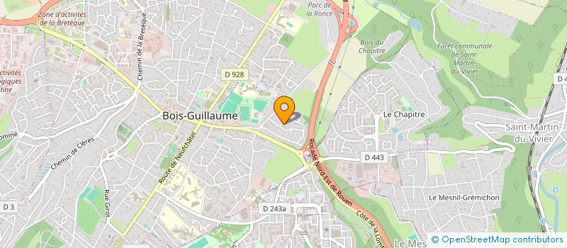 localisation de l'entreprise SYMBIOSE à BOIS-GUILLAUME