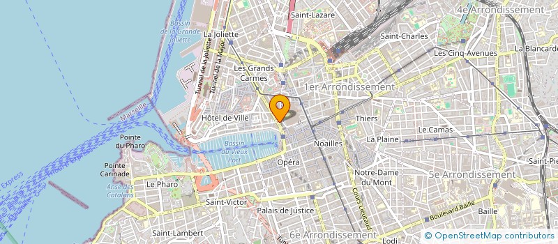 localisation de l'entreprise SYMBIOSE AGENCEMENT  MARSEILLE