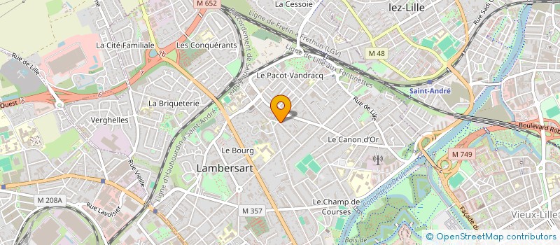 localisation de l'entreprise SYMBIOSE AVOCATS à LAMBERSART