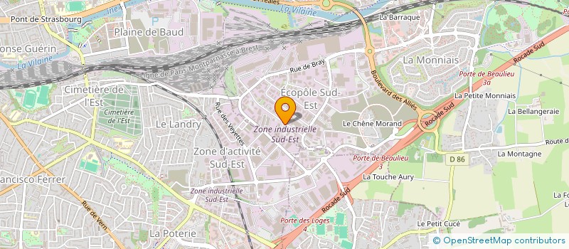 localisation de l'entreprise SYMBIOSE CONCEPT SARL à CESSON-SEVIGNE
