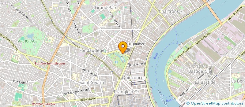 localisation de l'entreprise SYMBIOSE CONCEPTION à BORDEAUX