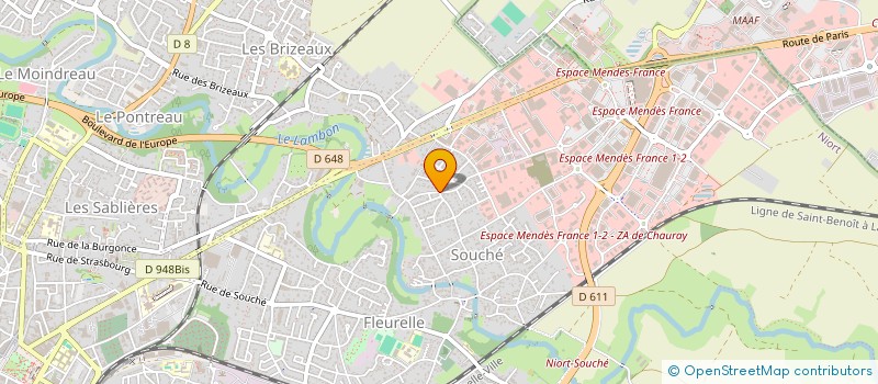 localisation de l'entreprise SYMBIOSE CONSULTING  NIORT