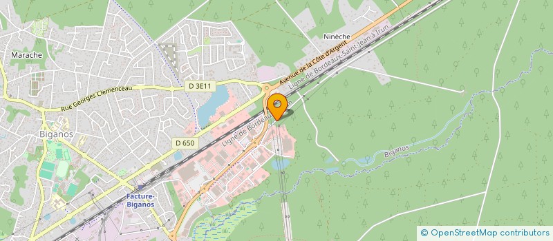 localisation de l'entreprise SYMBIOSE EXTERIEUR CONCEPT  BIGANOS