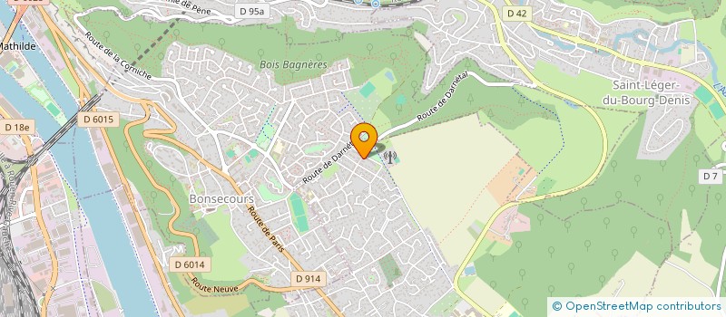 localisation de l'entreprise SYMBIOSE FORMATION  LE MESNIL-ESNARD