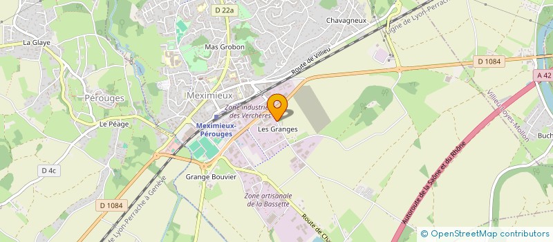 localisation de l'entreprise SYMBIOSE IMMO à MEXIMIEUX