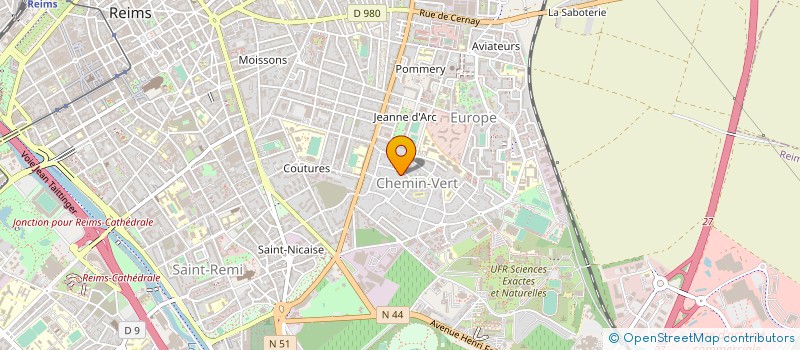 localisation de l'entreprise SYMBIOSE INGENIERIE  REIMS