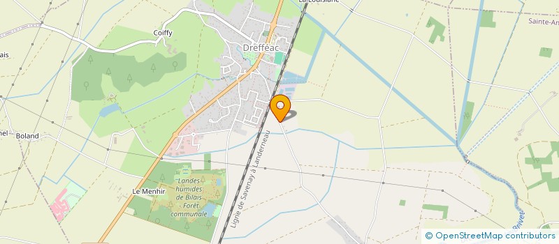 localisation de l'entreprise SYMBIOSE JARDIN  DREFFEAC