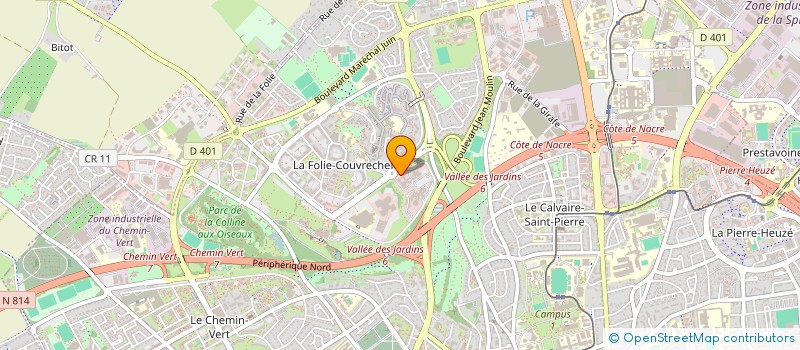 localisation de l'entreprise SYMBIOSE NORMANDIE, PAIEMENTS POUR SERVICES ENVIRONNEMENTAUX à CAEN