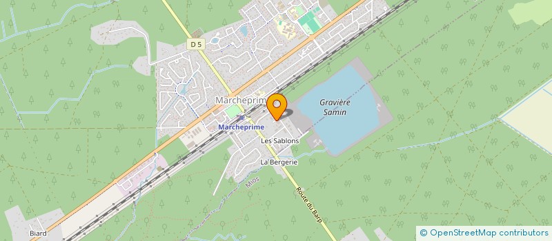 localisation de l'entreprise SYMBIOSE PAYSAGE  MARCHEPRIME