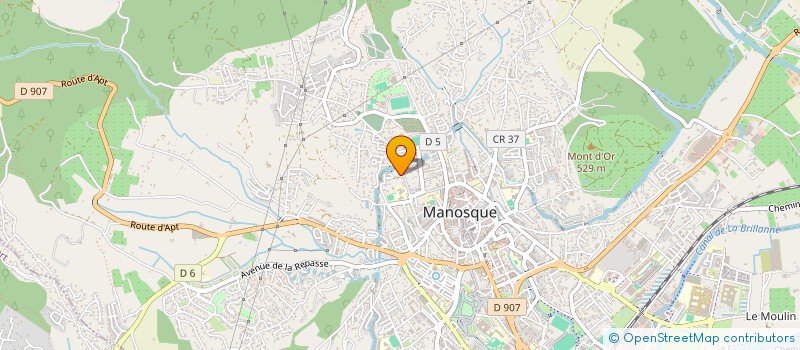 localisation de l'entreprise SYMBIOSE SASU à MANOSQUE