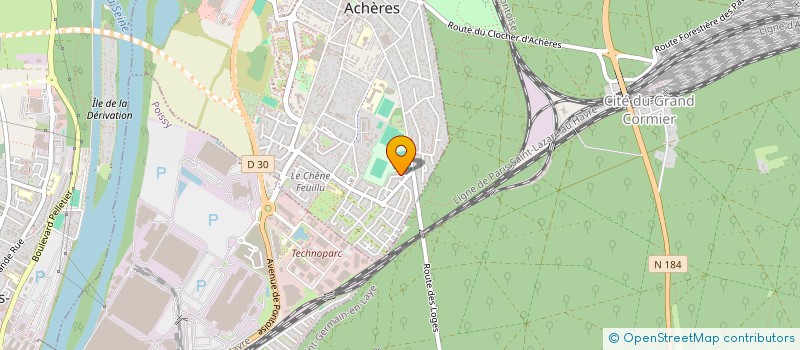 localisation de l'entreprise SYMBIOSED ADVISORY  ACHERES