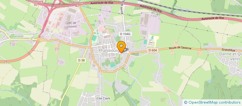 localisation de l'entreprise SYMBIOSEO à PHALSBOURG