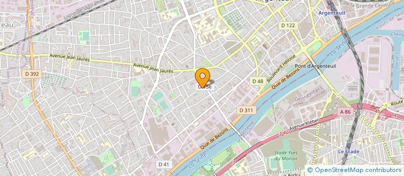 localisation de l'entreprise SYMBIOSES  ARGENTEUIL