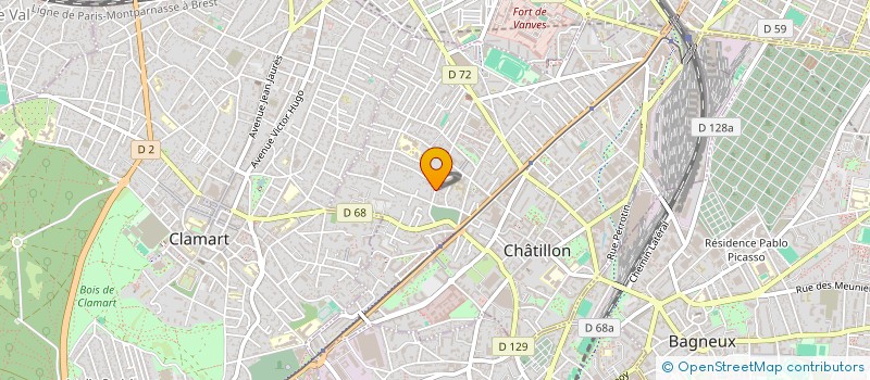 localisation de l'entreprise SYMBIOSIS à CHATILLON