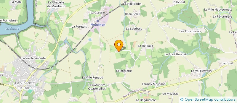 localisation de l'entreprise SYMBIOSIS PAYSAGE SERVICES  PLEUDIHEN-SUR-RANCE